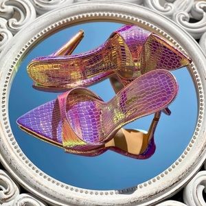 First Place Heeled Mules 8.5